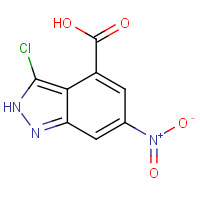 885519-67-5 3-Chloro-6-nitro-1H-indazole-4-carboxylic acid chemical structure