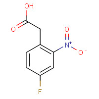 39616-95-0 2-(4-Fluoro-2-nitrophenyl)acetic acid chemical structure