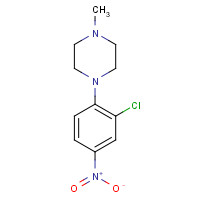 16154-62-4 1-(2-chloro-4-nitrophenyl)-4-methylpiperazine chemical structure