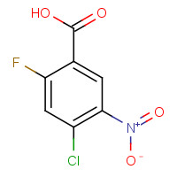 35112-05-1 4-chloro-2-fluoro-5-nitrobenzoic acid chemical structure
