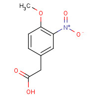 63304-80-3 2-(4-methoxy-3-nitrophenyl)acetic acid chemical structure
