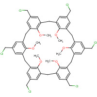 124006-38-8 Hexachloromethyl-hexamethoxycalix-[6]arene chemical structure