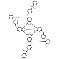 91083-54-4 Lead(II) tetrakis(4-cumylphenoxy)phthalocyanine chemical structure