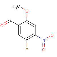 678969-88-5 5-Fluoro-2-methoxy-4-nitrobenzaldehyde chemical structure