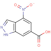 885519-71-1 4-Nitro-1H-indazole-6-carboxylic acid chemical structure
