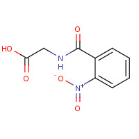 10167-23-4 2-(2-Nitrobenzamido)acetic acid chemical structure