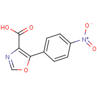 914220-30-7 5-(4-NITROPHENYL)OXAZOLE-4-CARBOXYLIC ACID chemical structure