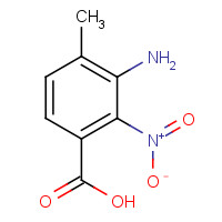 37901-90-9 3-amino-4-methyl-2-nitrobenzoic acid chemical structure