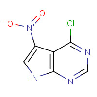 22277-01-6 4-chloro-5-nitro-7H-pyrrolo[2,3-d]pyrimidine chemical structure