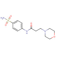 296244-99-0 3-morpholin-4-yl-N-(4-sulfamoylphenyl)propanamide chemical structure