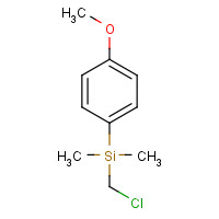 17903-46-7 chloromethyl-(4-methoxyphenyl)-dimethylsilane chemical structure