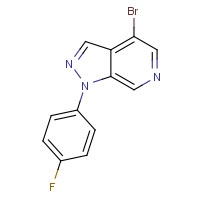 1220165-54-7 4-bromo-1-(4-fluorophenyl)pyrazolo[3,4-c]pyridine chemical structure