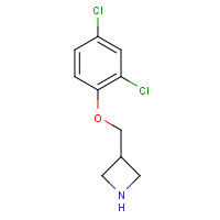 1332301-48-0 3-[(2,4-dichlorophenoxy)methyl]azetidine chemical structure