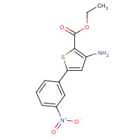 730949-83-4 ethyl 3-amino-5-(3-nitrophenyl)thiophene-2-carboxylate chemical structure