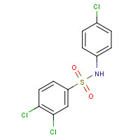 640-59-5 3,4-dichloro-N-(4-chlorophenyl)benzenesulfonamide chemical structure