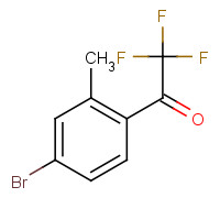1351479-07-6 1-(4-bromo-2-methylphenyl)-2,2,2-trifluoroethanone chemical structure