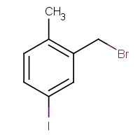 1261647-64-6 2-(bromomethyl)-4-iodo-1-methylbenzene chemical structure