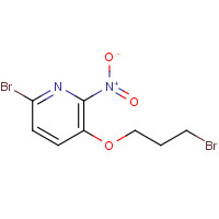1303588-51-3 6-bromo-3-(3-bromopropoxy)-2-nitropyridine chemical structure