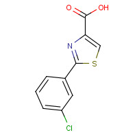 845885-82-7 2-(3-chlorophenyl)-1,3-thiazole-4-carboxylic acid chemical structure