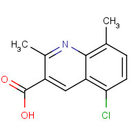 948294-07-3 5-chloro-2,8-dimethylquinoline-3-carboxylic acid chemical structure