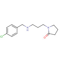 932254-44-9 1-[3-[(4-chlorophenyl)methylamino]propyl]pyrrolidin-2-one chemical structure