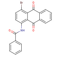 81-44-7 N-(4-bromo-9,10-dioxoanthracen-1-yl)benzamide chemical structure