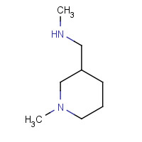 639078-61-8 N-methyl-1-(1-methylpiperidin-3-yl)methanamine chemical structure