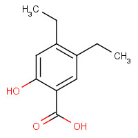 58138-55-9 4,5-diethyl-2-hydroxybenzoic acid chemical structure
