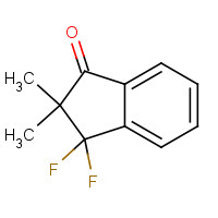 1034921-55-5 3,3-difluoro-2,2-dimethylinden-1-one chemical structure