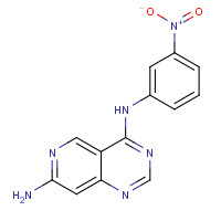 171178-72-6 4-N-(3-nitrophenyl)pyrido[4,3-d]pyrimidine-4,7-diamine chemical structure