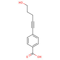 1346424-46-1 4-(5-hydroxypent-1-ynyl)benzoic acid chemical structure