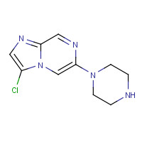 76537-52-5 3-chloro-6-piperazin-1-ylimidazo[1,2-a]pyrazine chemical structure