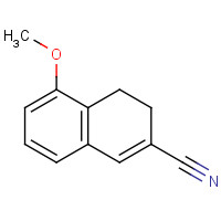 2825-47-0 5-methoxy-3,4-dihydronaphthalene-2-carbonitrile chemical structure