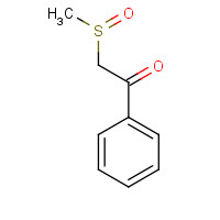 2813-22-1 2-methylsulfinyl-1-phenylethanone chemical structure