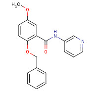 1285513-33-8 5-methoxy-2-phenylmethoxy-N-pyridin-3-ylbenzamide chemical structure