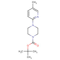 907208-89-3 tert-butyl 4-(5-methylpyridin-2-yl)piperazine-1-carboxylate chemical structure