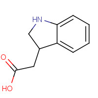 13083-41-5 2-(2,3-dihydro-1H-indol-3-yl)acetic acid chemical structure