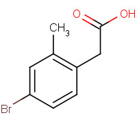 853796-39-1 2-(4-bromo-2-methylphenyl)acetic acid chemical structure