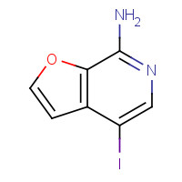 1326714-64-0 4-iodofuro[2,3-c]pyridin-7-amine chemical structure