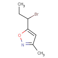 1352077-88-3 5-(1-bromopropyl)-3-methyl-1,2-oxazole chemical structure