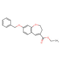 805250-09-3 ethyl 8-phenylmethoxy-2,3-dihydro-1-benzoxepine-4-carboxylate chemical structure