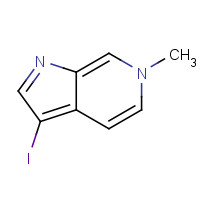 1392428-93-1 3-iodo-6-methylpyrrolo[2,3-c]pyridine chemical structure