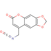97744-89-3 8-(isocyanatomethyl)-[1,3]dioxolo[4,5-g]chromen-6-one chemical structure