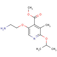 1616290-66-4 methyl 5-(2-aminoethoxy)-3-methyl-2-propan-2-yloxypyridine-4-carboxylate chemical structure