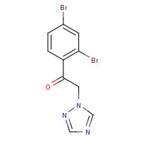 98165-40-3 1-(2,4-dibromophenyl)-2-(1,2,4-triazol-1-yl)ethanone chemical structure
