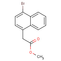 14311-34-3 methyl 2-(4-bromonaphthalen-1-yl)acetate chemical structure