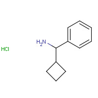 58271-61-7 cyclobutyl(phenyl)methanamine;hydrochloride chemical structure