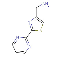 1123169-55-0 (2-pyrimidin-2-yl-1,3-thiazol-4-yl)methanamine chemical structure