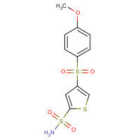 119731-18-9 4-(4-methoxyphenyl)sulfonylthiophene-2-sulfonamide chemical structure
