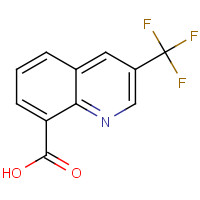 588702-66-3 3-(trifluoromethyl)quinoline-8-carboxylic acid chemical structure